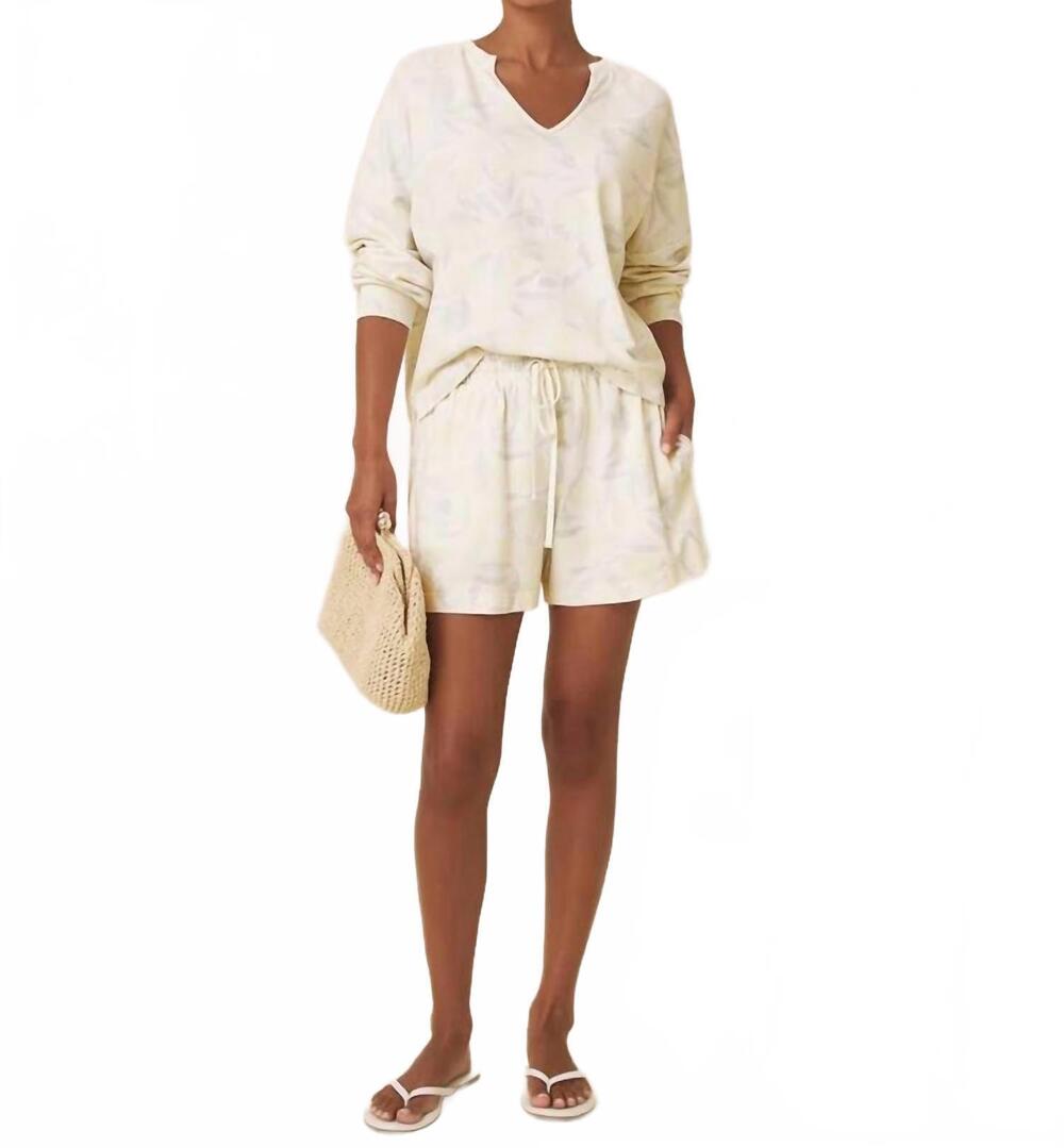NEW SPLENDID coast to coast short in lemon print